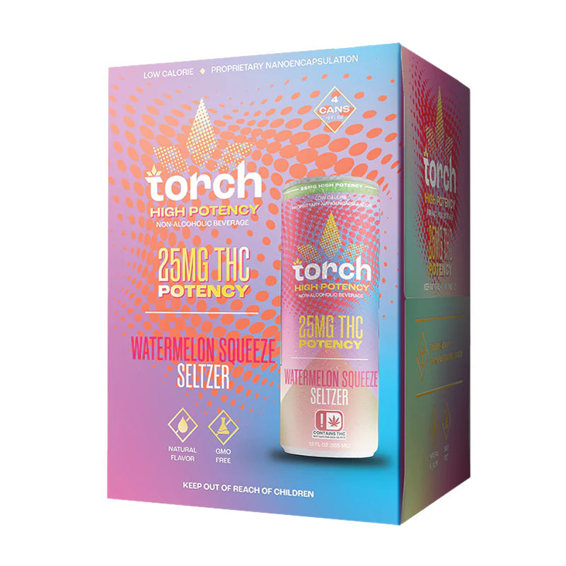 Torch High Potency THC Seltzer 25mg Torch Coastal Hemp Co