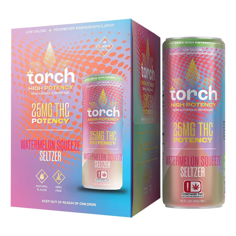 Torch High Potency THC Seltzer 25mg Torch Coastal Hemp Co