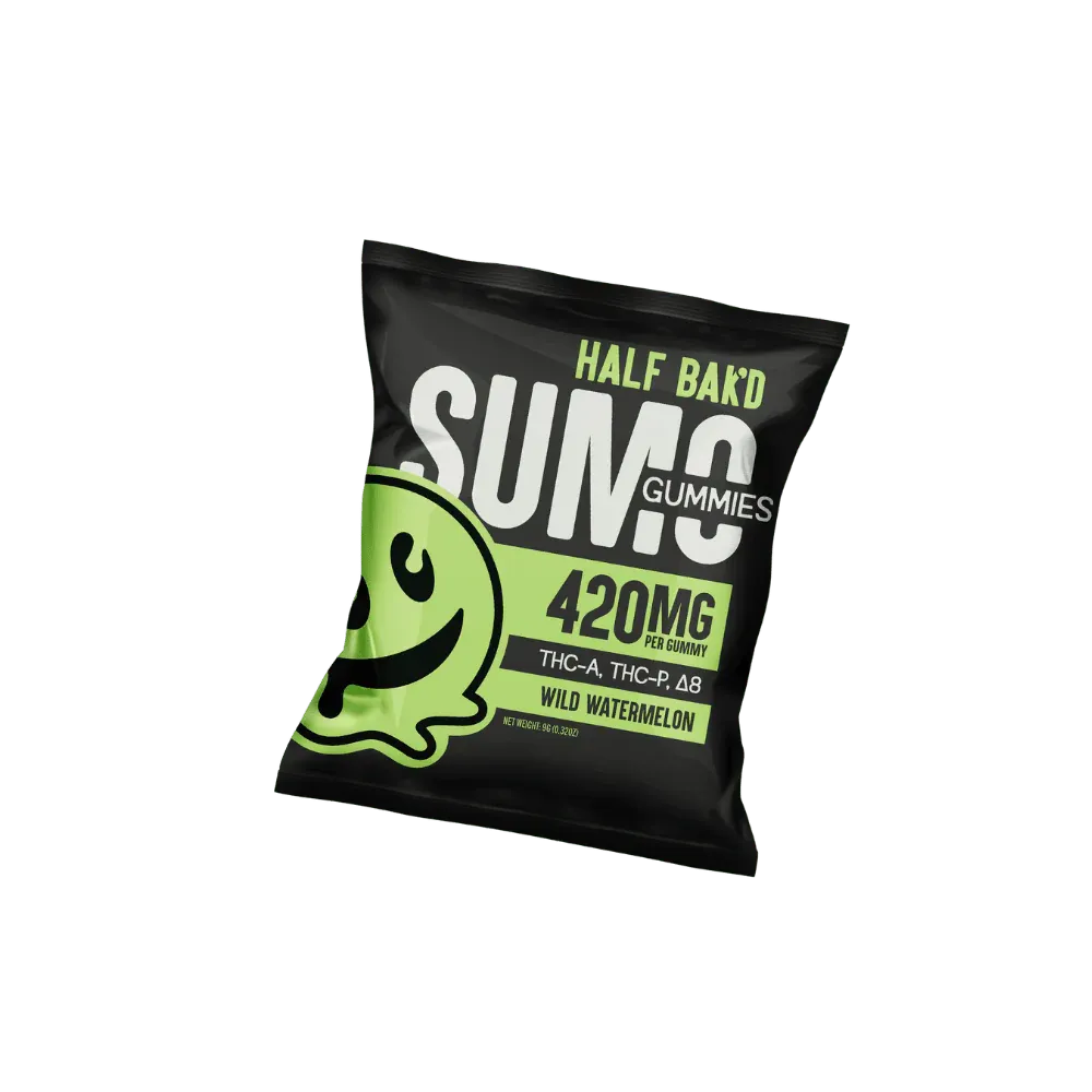 HALF BAK'D - Sumo Gummies 420mg 2ct Half Bak'd Coastal Hemp Co