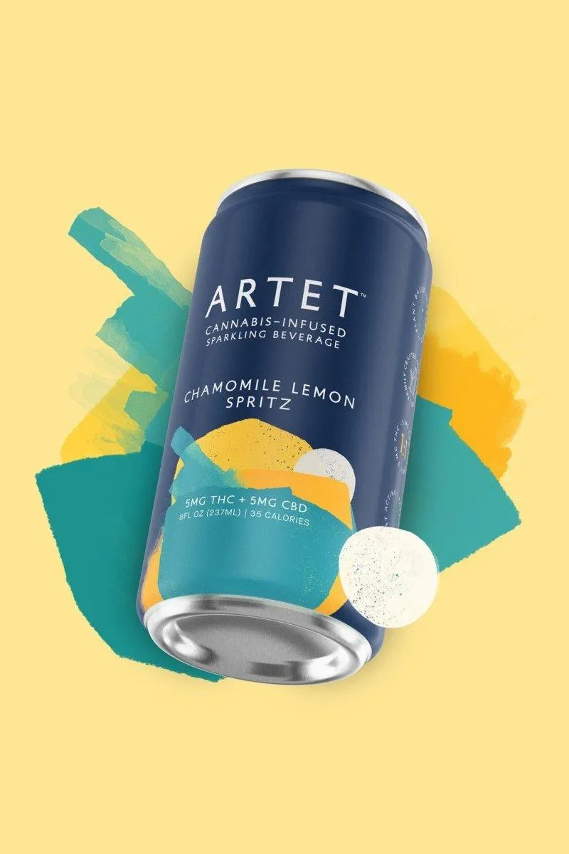 Artet Seltzer/Spritzer THC Infused Beverage - Coastal Hemp Co