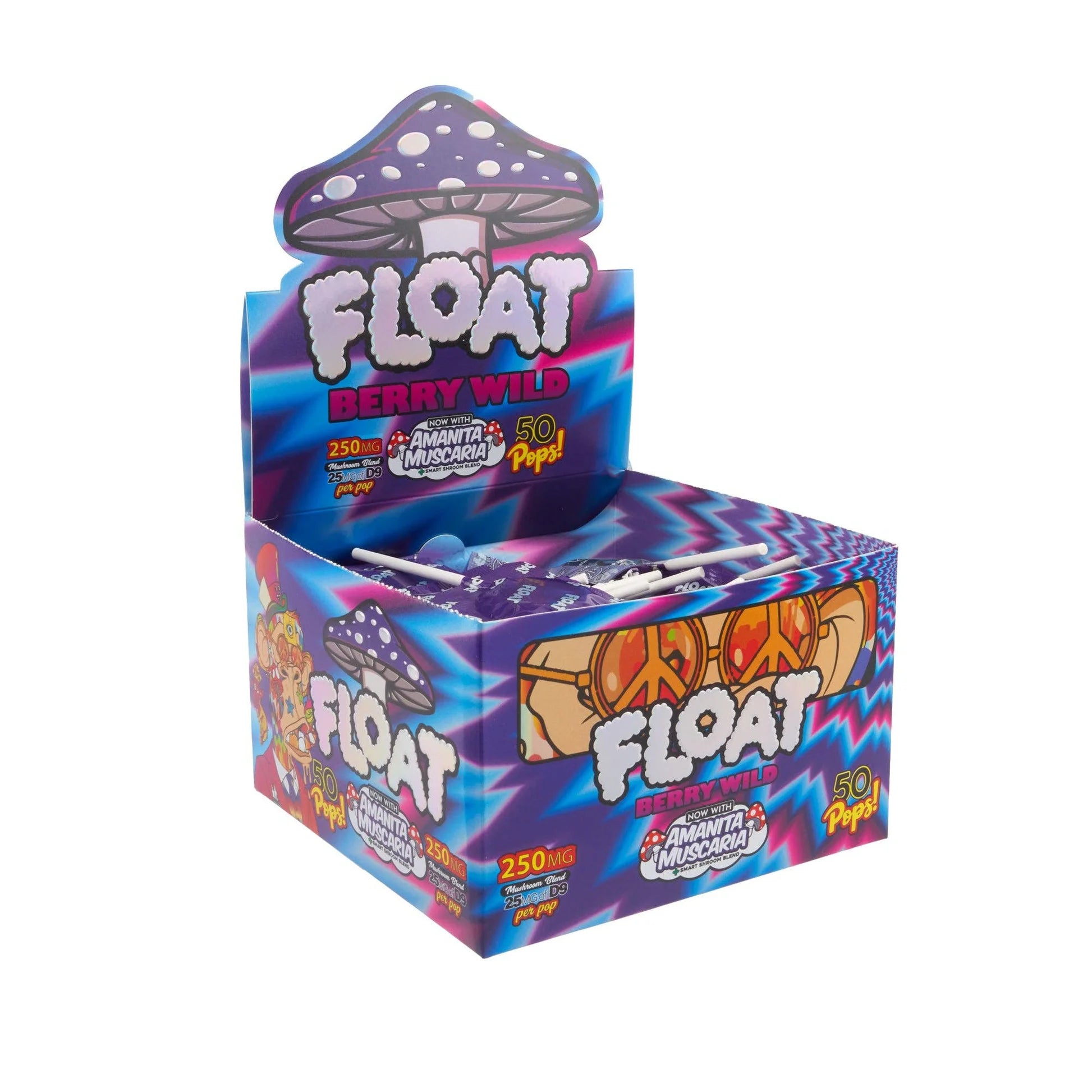 FLOAT Mushroom Lollipops 50ct Box