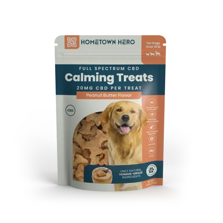 Hometown Hero Calming CBD Dog Treats Hometown Hero Coastal Hemp Co
