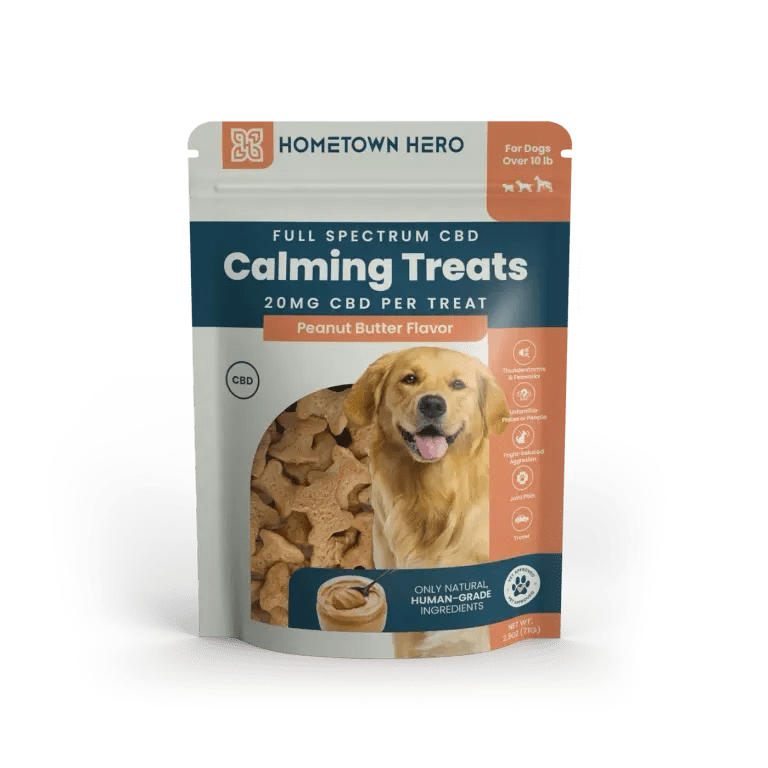 Hometown Hero Calming CBD Dog Treats Hometown Hero Coastal Hemp Co