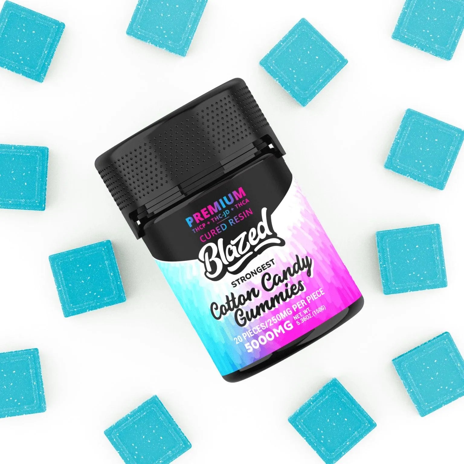 THCA + Delta 9P 5000 MG Gummies - Blazed - Coastal Hemp Co