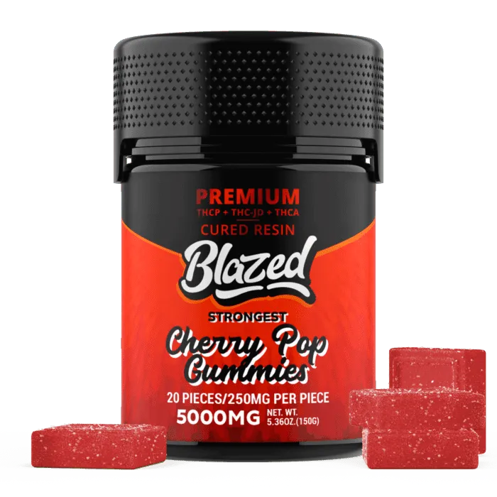 THCA + Delta 9P 5000 MG Gummies - Blazed - Coastal Hemp Co