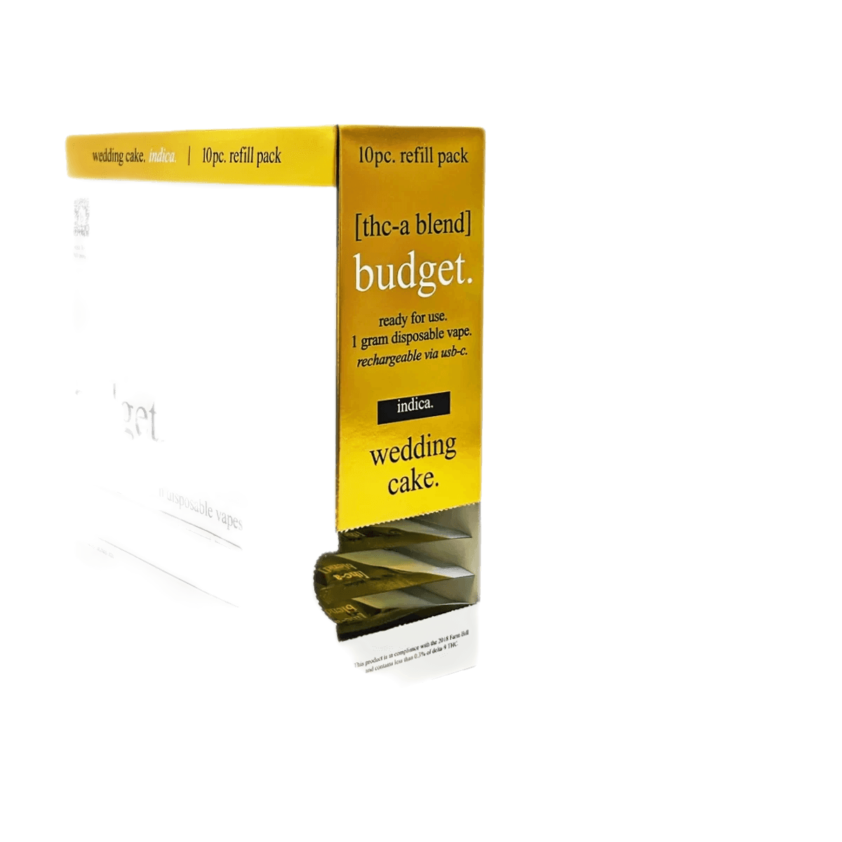  - Budget THC-A Disposable (1G) - Shop Coastal Hemp Co