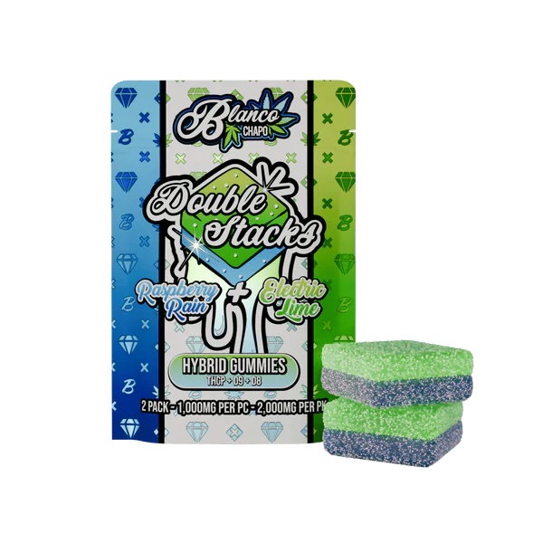 Chapo Double Stacks Bitez D8 D9 THCP 2pk Gummies - 2,000mg