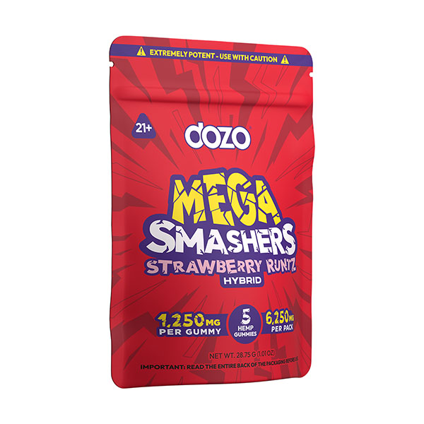 Dozo Mega Smashers Gummies 5ct ( 6250mg )