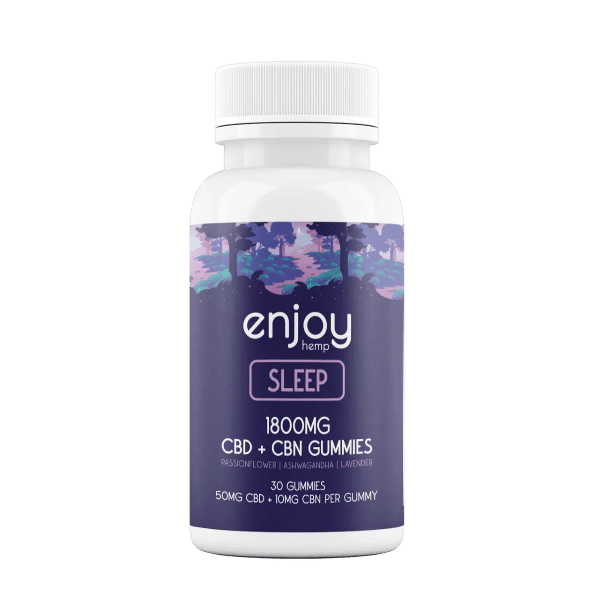 Enjoy Sleep Gummies CBD+ Blend Full-Spectrum - Coastal Hemp Co