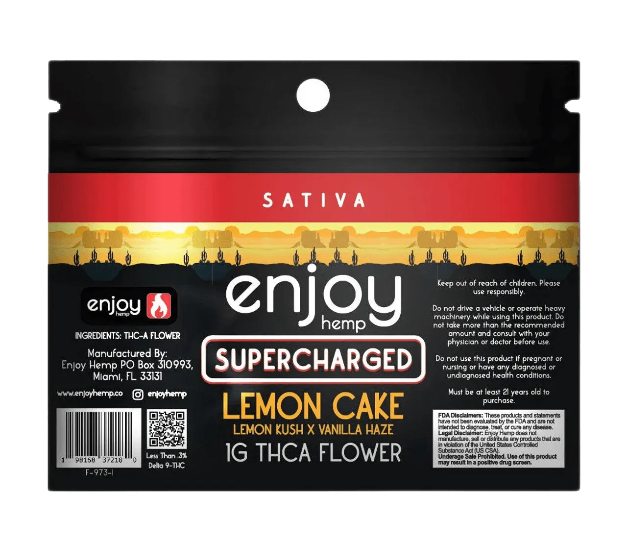 Enjoy Hemp - Enjoy THCA Flower 1-Gram Sample Size - Shop Coastal Hemp Co