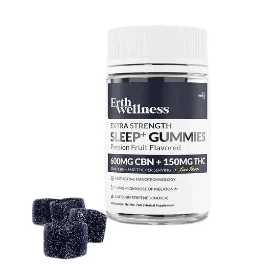 Erth Wellness - Erth Wellness Live Resin D9 THC + CBN Sleep Gummies - Shop Coastal Hemp Co