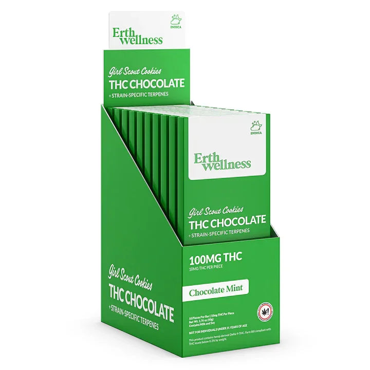 Erth Wellness THC Chocolate 100mg Coastal Hemp Co Coastal Hemp Co