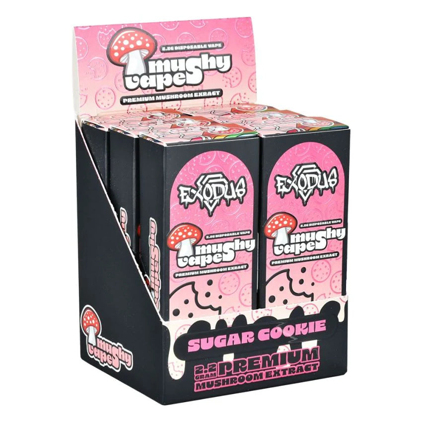 Exodus Mushy Vapes 2G Disposable | 6-pk Display Box Exodus Labs Coastal Hemp Co