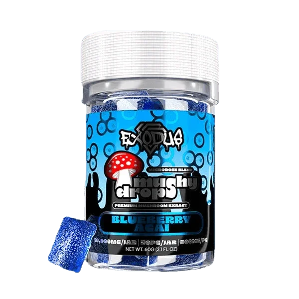 Exodus Mushy Drops Mushroom Gummies (10,000mg) - Coastal Hemp Co