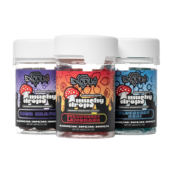 Exodus Mushy Drops Mushroom Gummies Exodus Labs Coastal Hemp Co