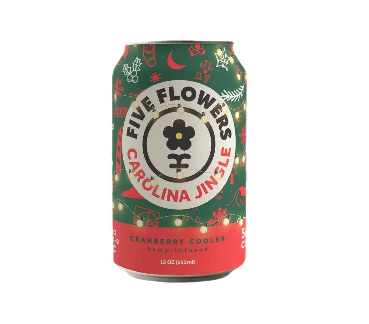 Five Flowers Delta 9 Seltzers 5 mg Hemp-Derived Cooler - Coastal Hemp Co