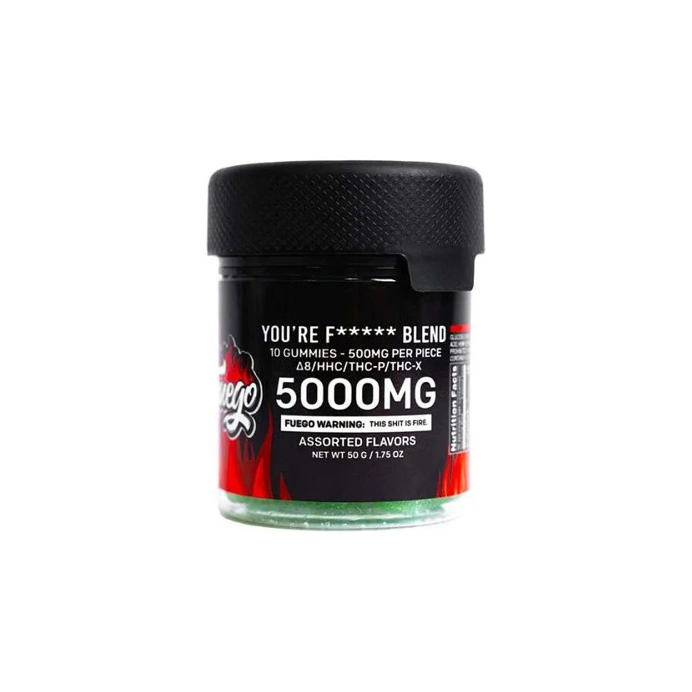 Fuego - Fuego 5000MG Edibles (You're F***** Blend) - Shop Coastal Hemp Co
