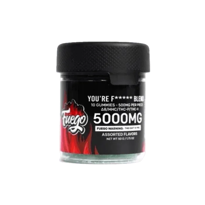 Fuego 5000MG Edibles (You're F***** Blend) - Coastal Hemp Co