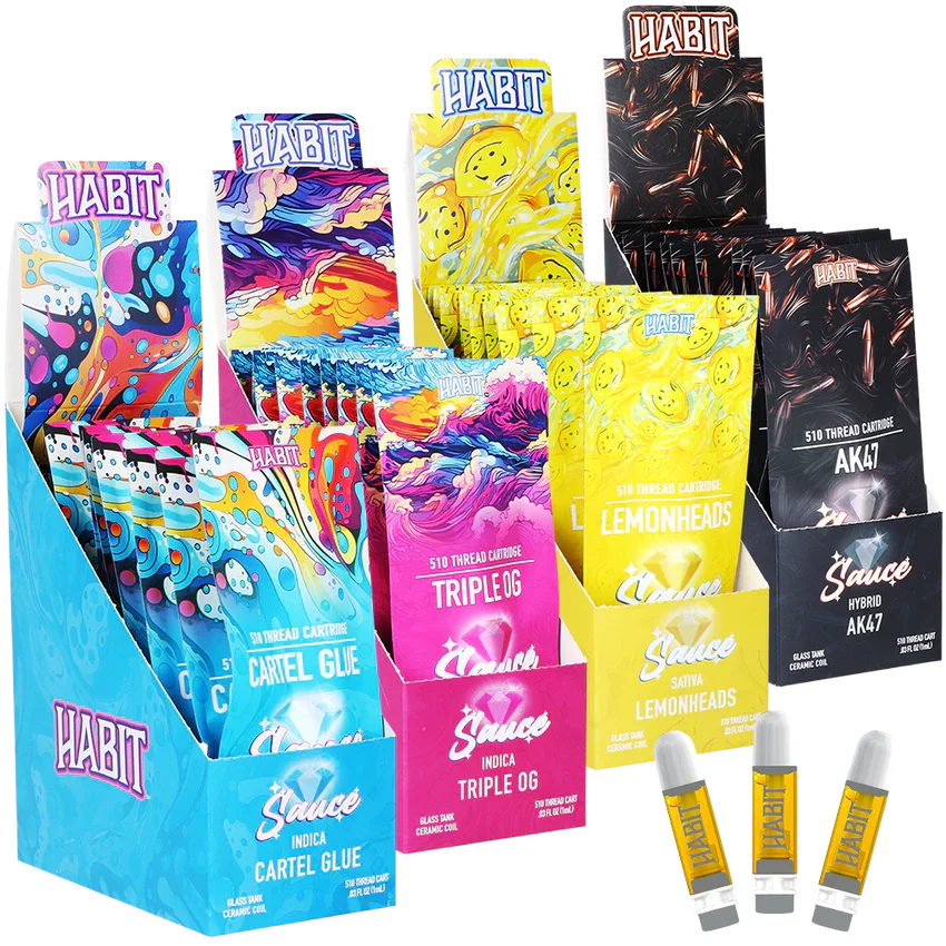 Habit THCA Sauce Ceramic Coil Cartridge | 1G | Coastal Hemp Co Coastal Hemp Co