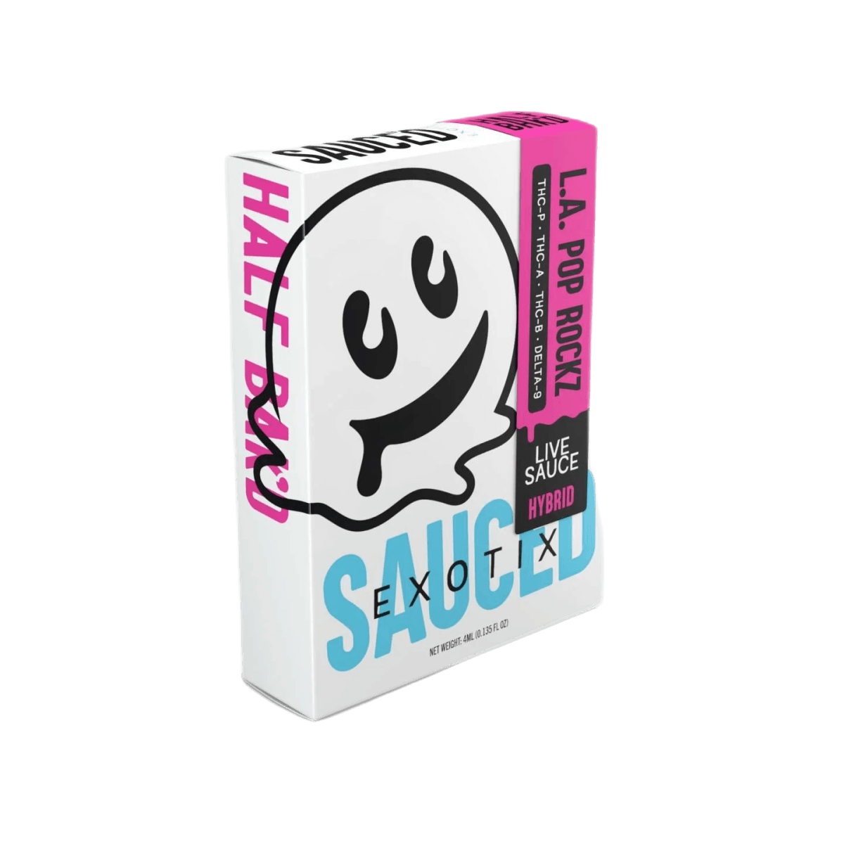 Half Bak'd - Half Bak'd SAUCED EXOTIX THC-P Disposable 4G - Shop Coastal Hemp Co