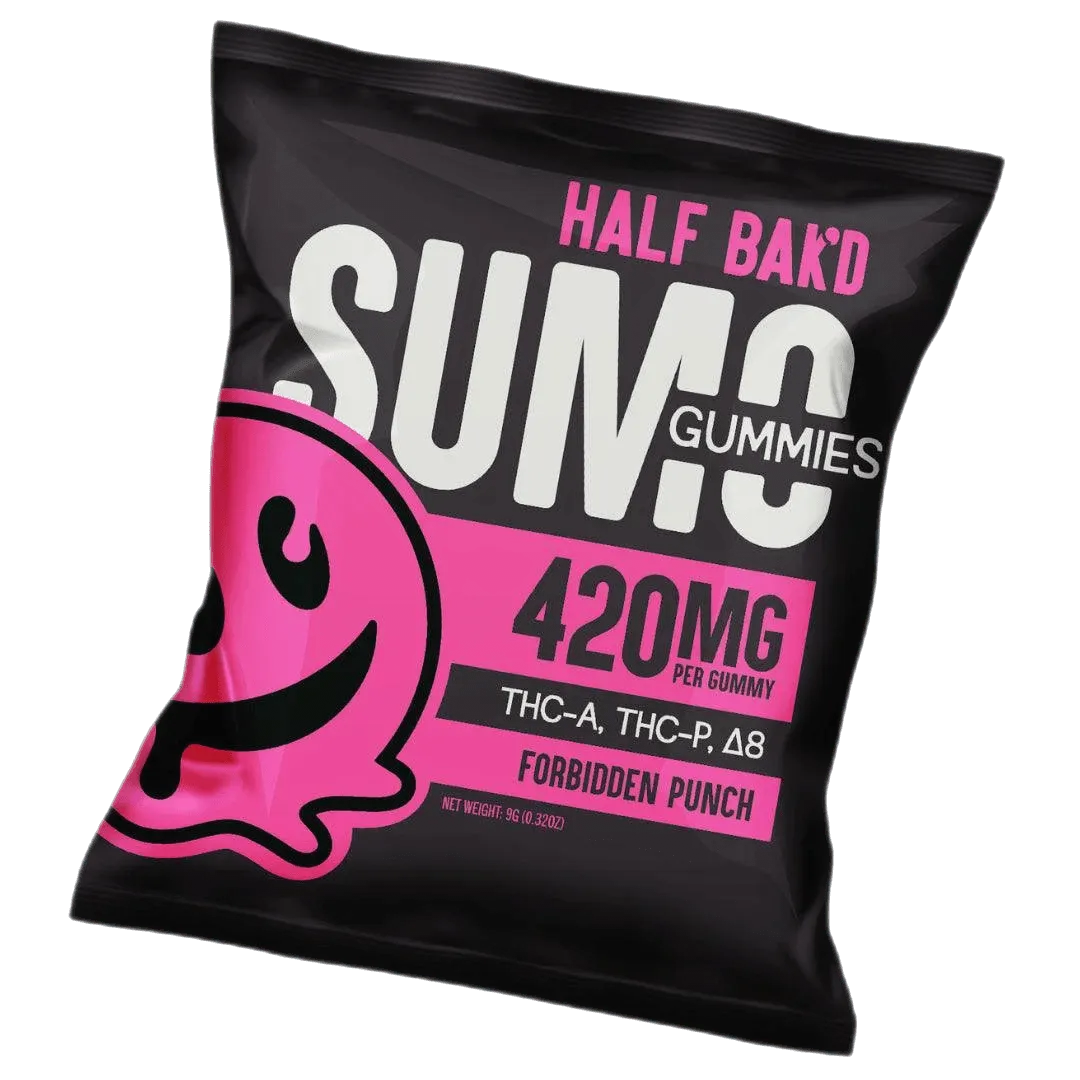 Half Baked - HALF BAK'D - Sumo Gummies 420mg Singles - Shop Coastal Hemp Co