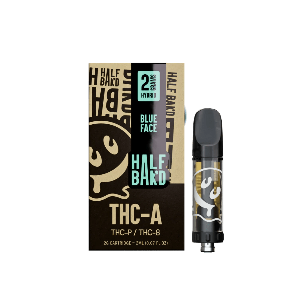 HALF BAK'D - THC -A Cartridge 2G - Coastal Hemp Co