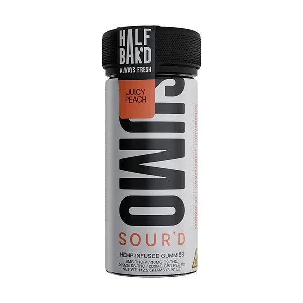 Half Bak'd SUMO D9 SOUR'D Gummies 10,000mg | 25ct Half Bak'd Coastal Hemp Co