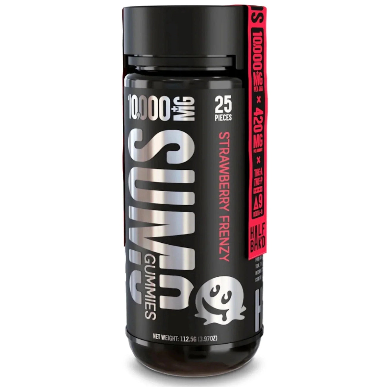 half bakd sumo gummies jar