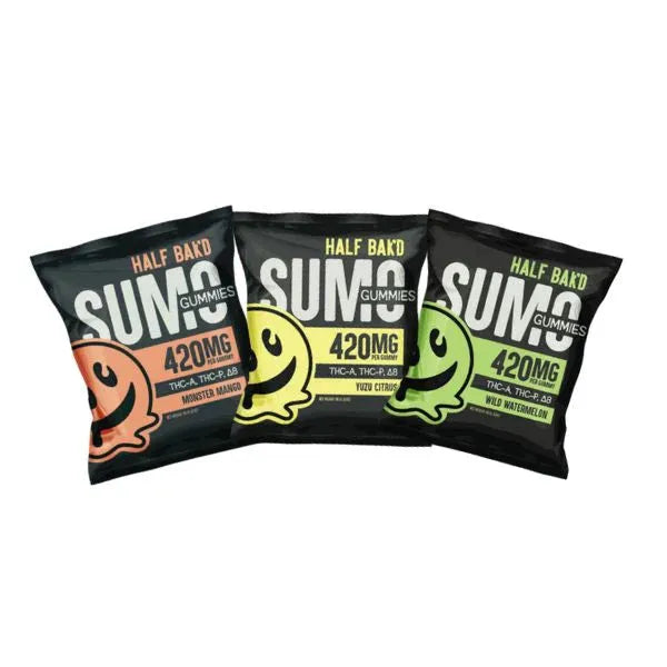 HALF BAK'D - Sumo Gummies 420mg 2ct Half Bak'd Coastal Hemp Co