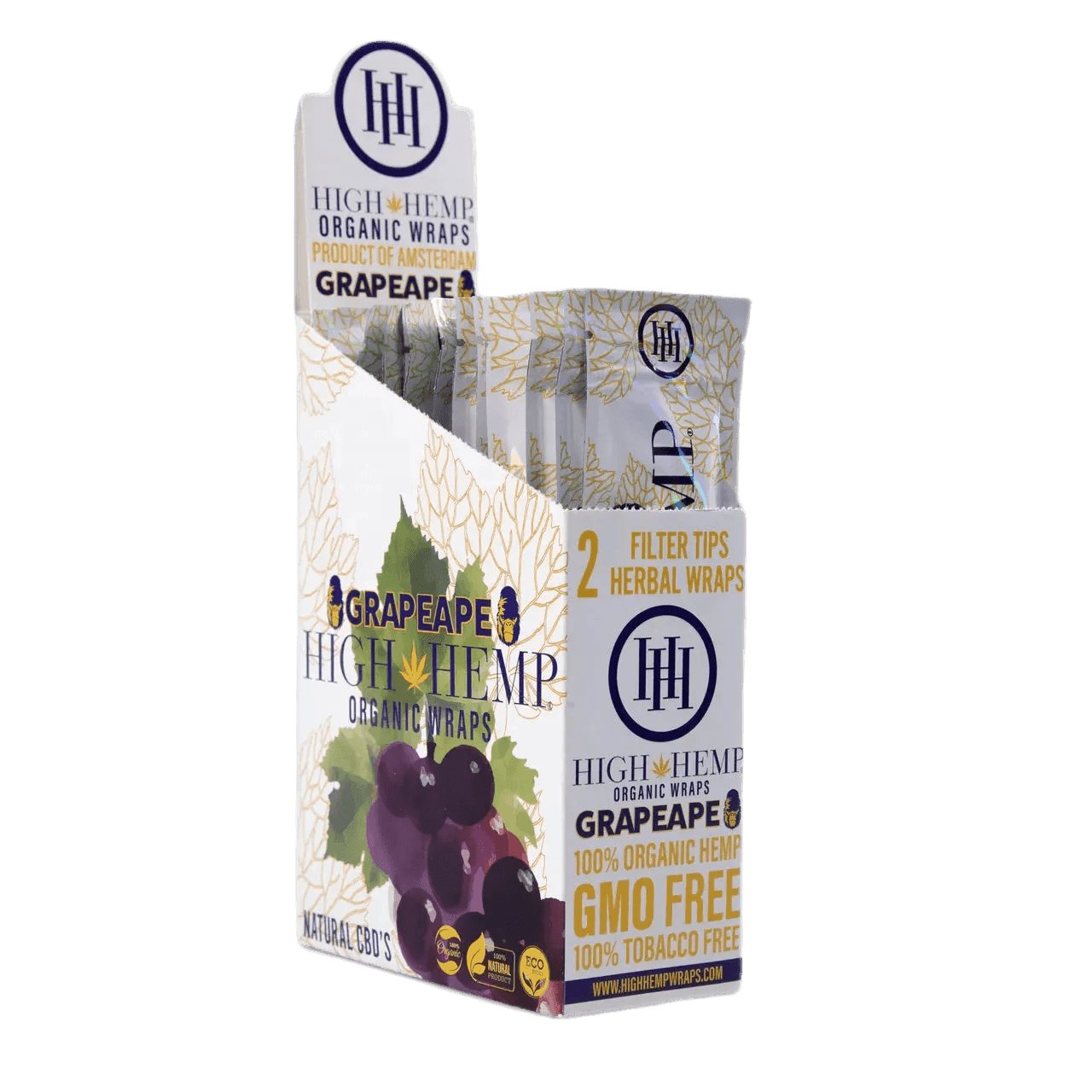 High Hemp - High Hemp Organic Blunt Wraps 2-Pack - Shop Coastal Hemp Co