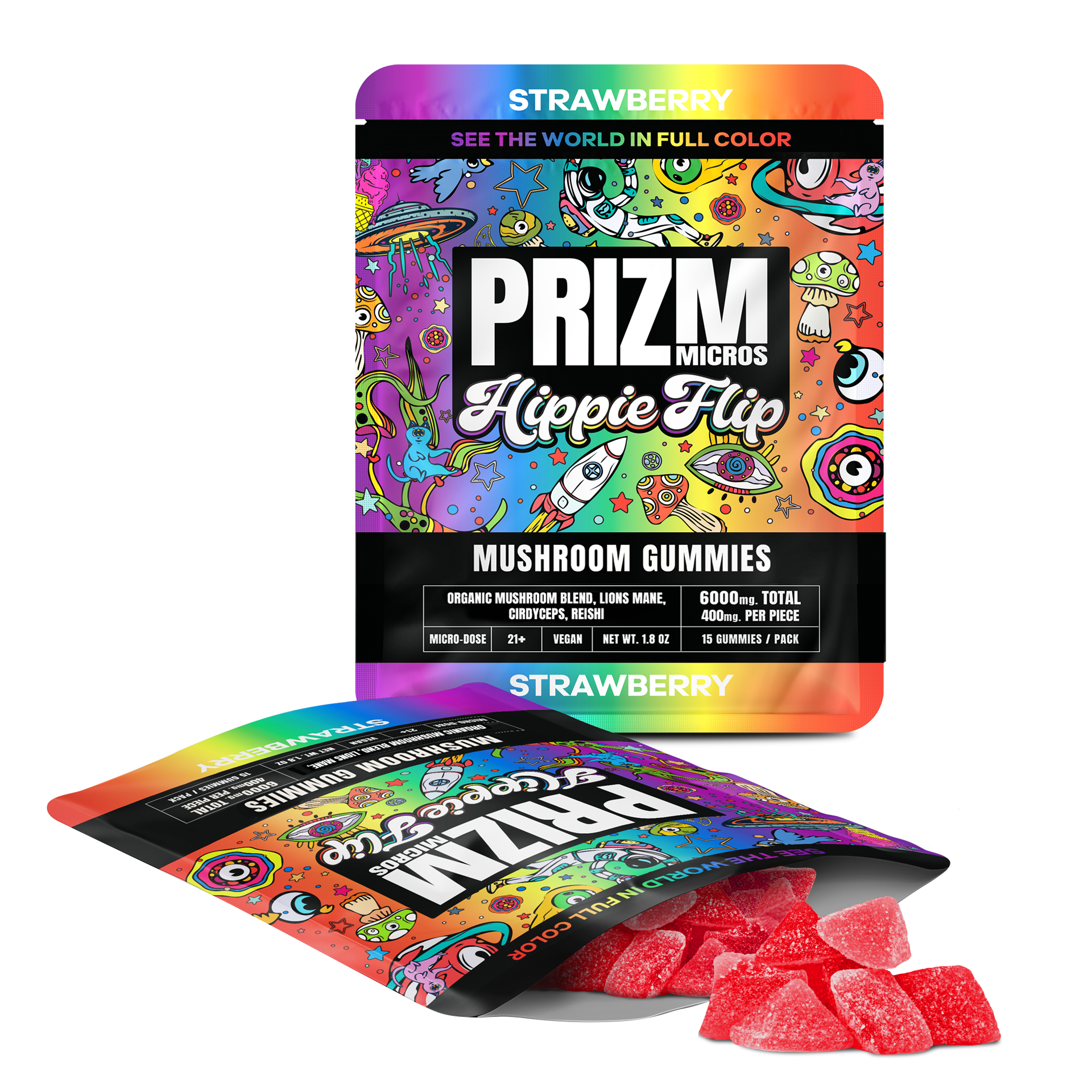 Prizm Micros Magic Mushroom Gummies Prizm Micros Coastal Hemp Co