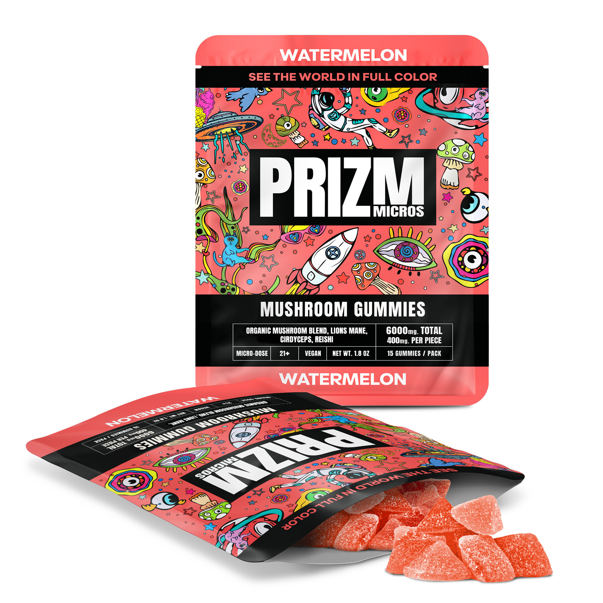 Prizm Micros Magic Mushroom Gummies Prizm Micros Coastal Hemp Co