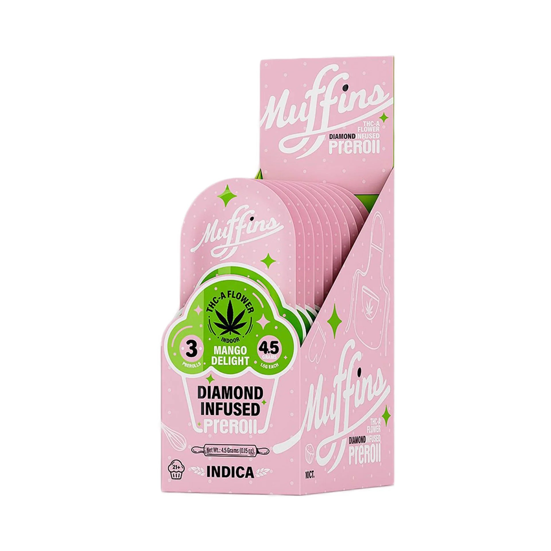 Muffins Diamond Infused THCA Pre Rolls Muffins Coastal Hemp Co