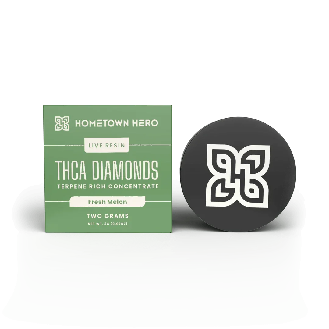 Hometown Hero THCA Diamonds 2G Hometown Hero Coastal Hemp Co