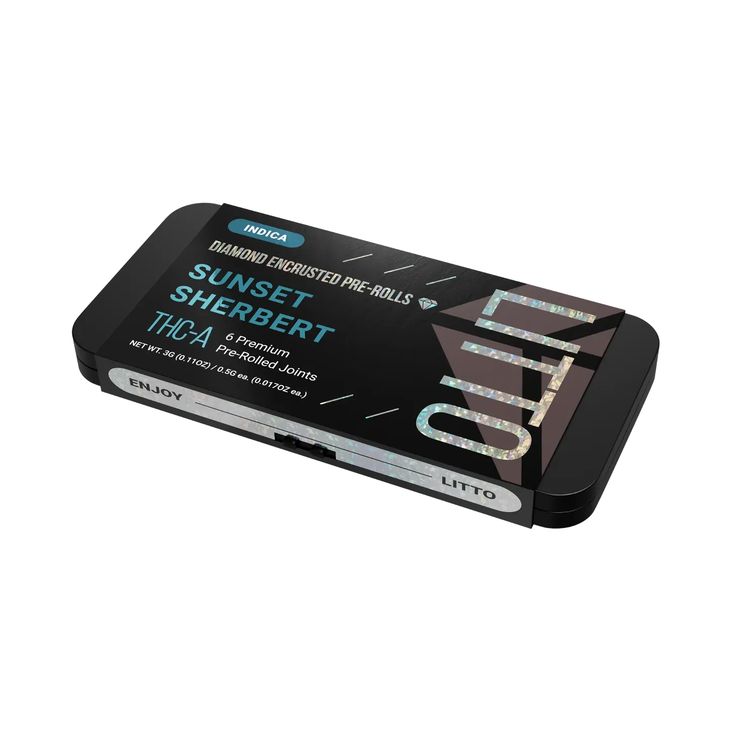 Litto Diamond Encrusted THCA Pre-rolls LITTO Hemp Coastal Hemp Co