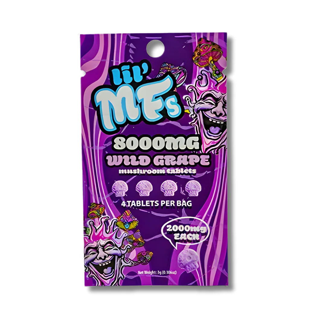 Lil' MFs Mushroom Tablets 4ct 8000mg - Coastal Hemp Co