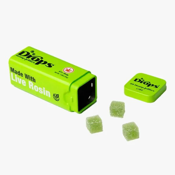 Drops THC Gummies 100mg Live Rosin Drops Candies Coastal Hemp Co