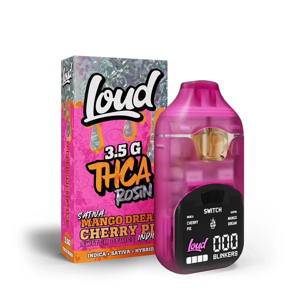 LOUD THCA Rosin Disposable 3.5g FVKD Exotics Coastal Hemp Co