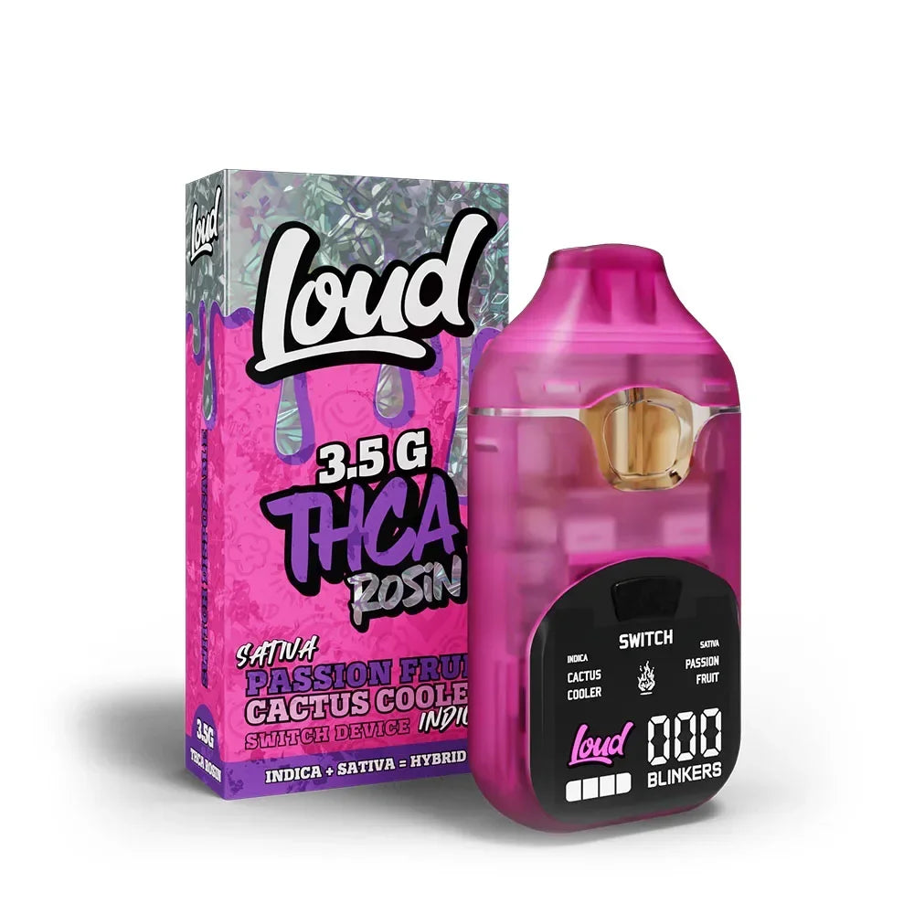 LOUD THCA Rosin Disposable 3.5g FVKD Exotics Coastal Hemp Co