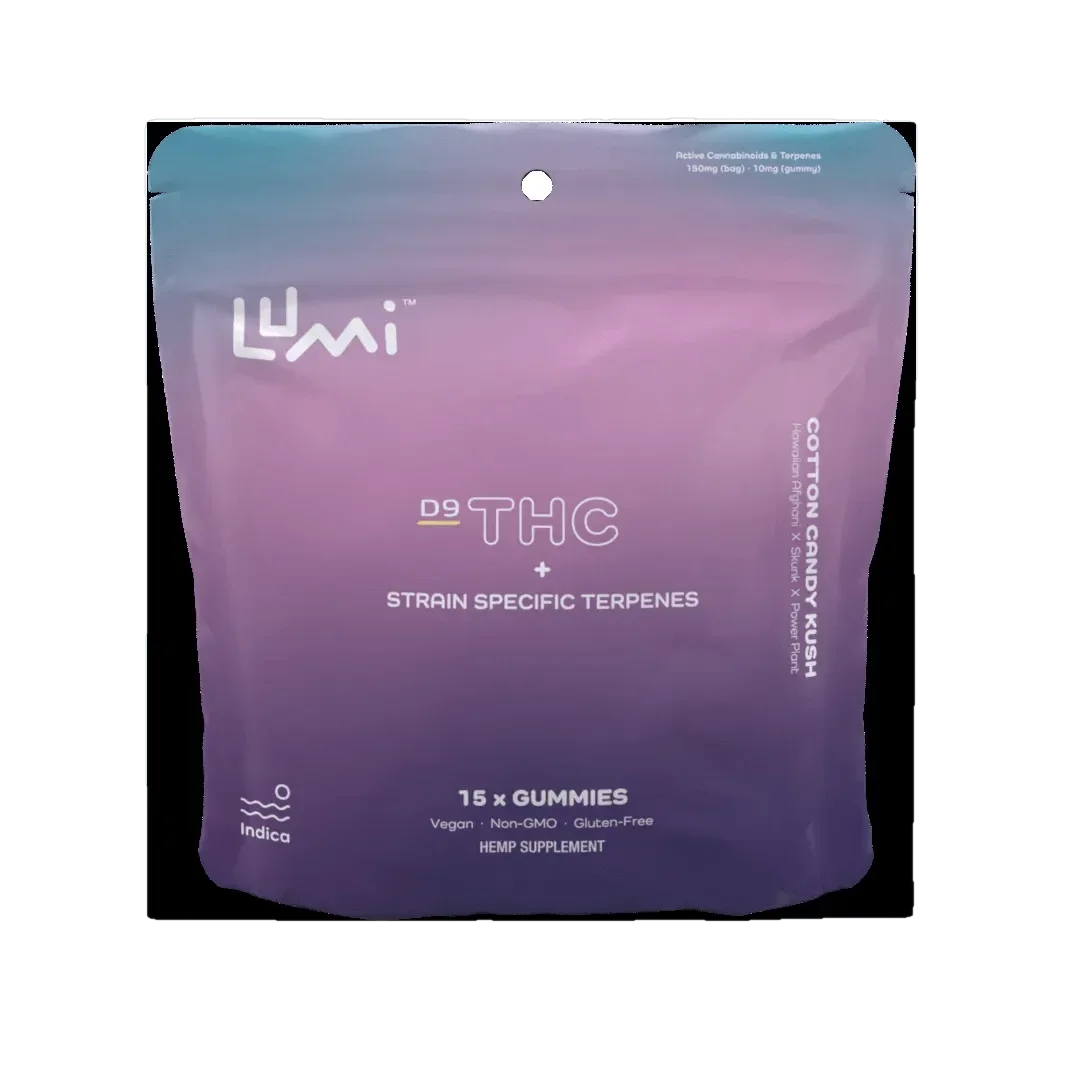 Lumi D9 Gummies + Strain Specific Terpenes 15ct - Coastal Hemp Co