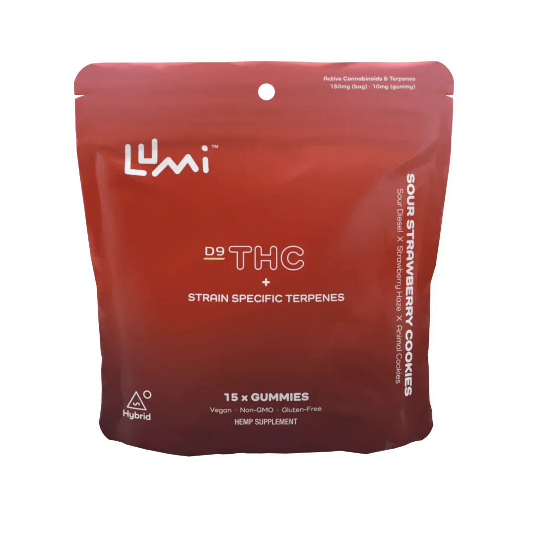 Lumi D9 Gummies + Strain Specific Terpenes 15ct - Coastal Hemp Co