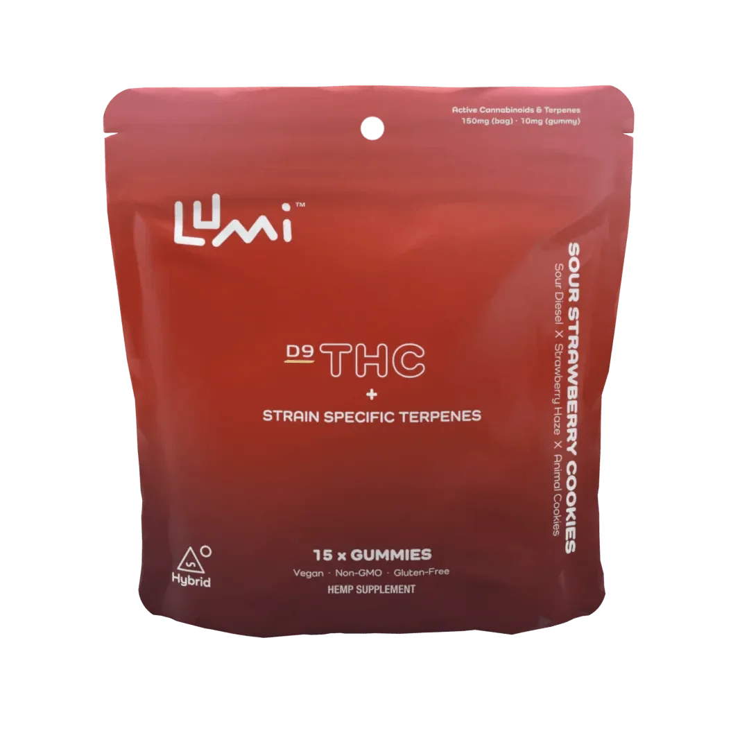 Lumi D9 Gummies + Strain Specific Terpenes 15ct - Coastal Hemp Co