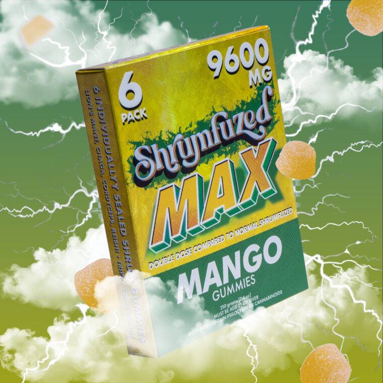 Shrumfuzed Max Mushroom Gummies 9600mg 6Pk