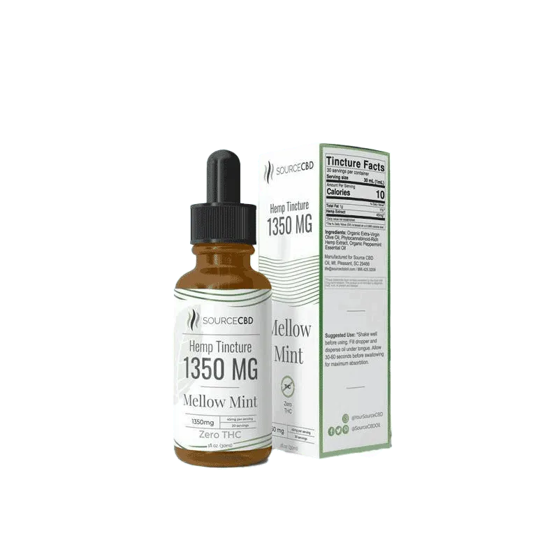 Mellow Mint CBD Oil Tincture - Coastal Hemp Co - Coastal Hemp Co