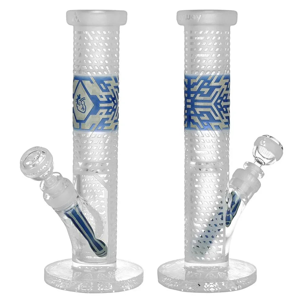Milkyway Glass Bio-Tech Crystallized Straight Tube Water Pipe Milkyway Glass Coastal Hemp Co