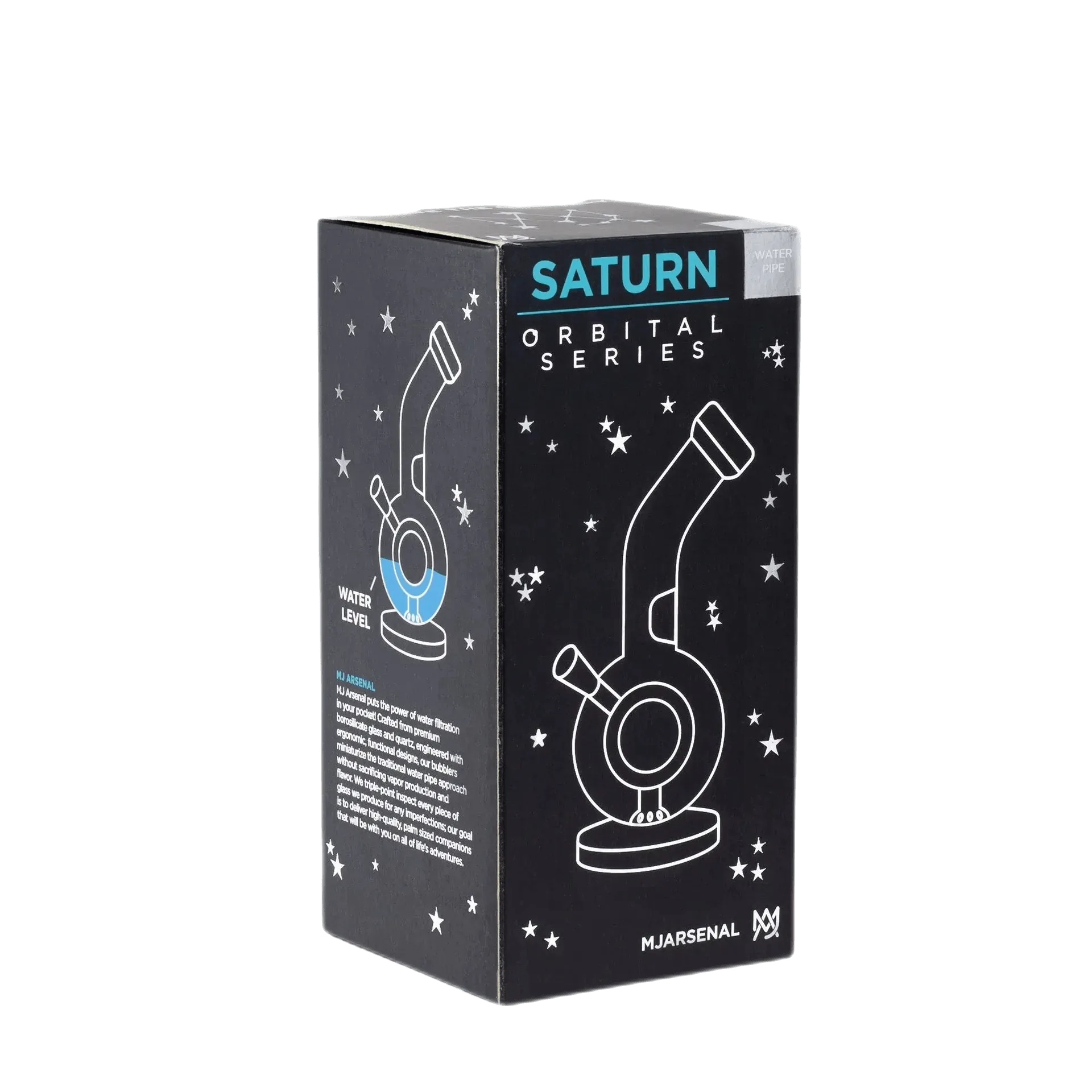 MJ Arsenal - MJ Arsenal 10mm Saturn Mini Glass Water Pipe - Shop Coastal Hemp Co