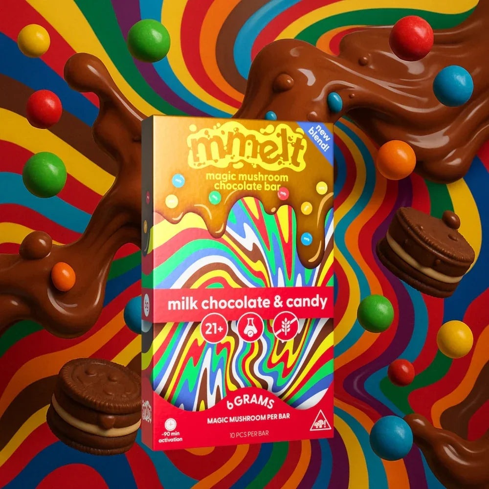 MMELT Mushroom Chocolate Bar MMelt Coastal Hemp Co