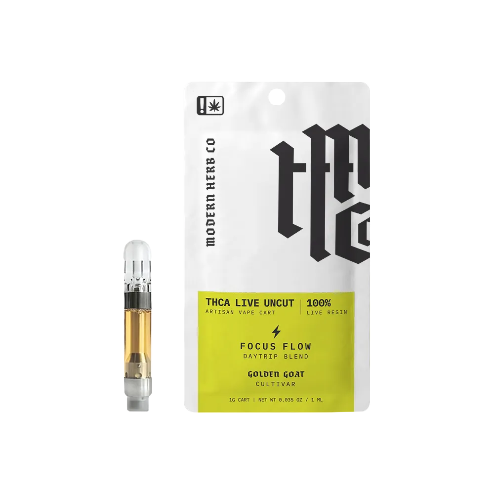Modern Herb THCA Live Resin Cartridge 1G - Uncut Modern Herb Co. Coastal Hemp Co
