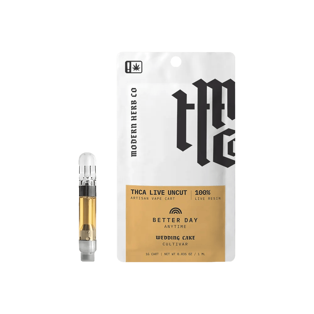 Modern Herb THCA Live Resin Cartridge 1G - Uncut Modern Herb Co. Coastal Hemp Co
