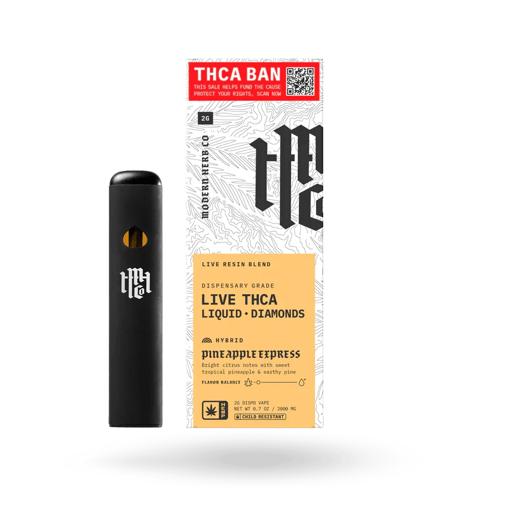 Modern Herb Co Liquid Diamonds THCA Disposable 2G Modern Herb Co Coastal Hemp Co